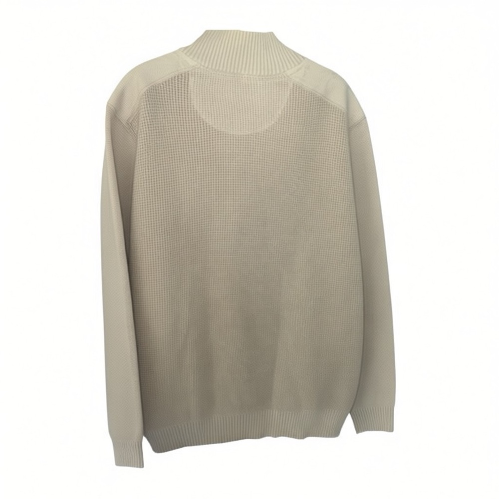 Tommy Bahama Men's Beige Zip-Up Sweater Size XL - Picture 9 of 11